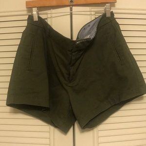 Olive green shorts